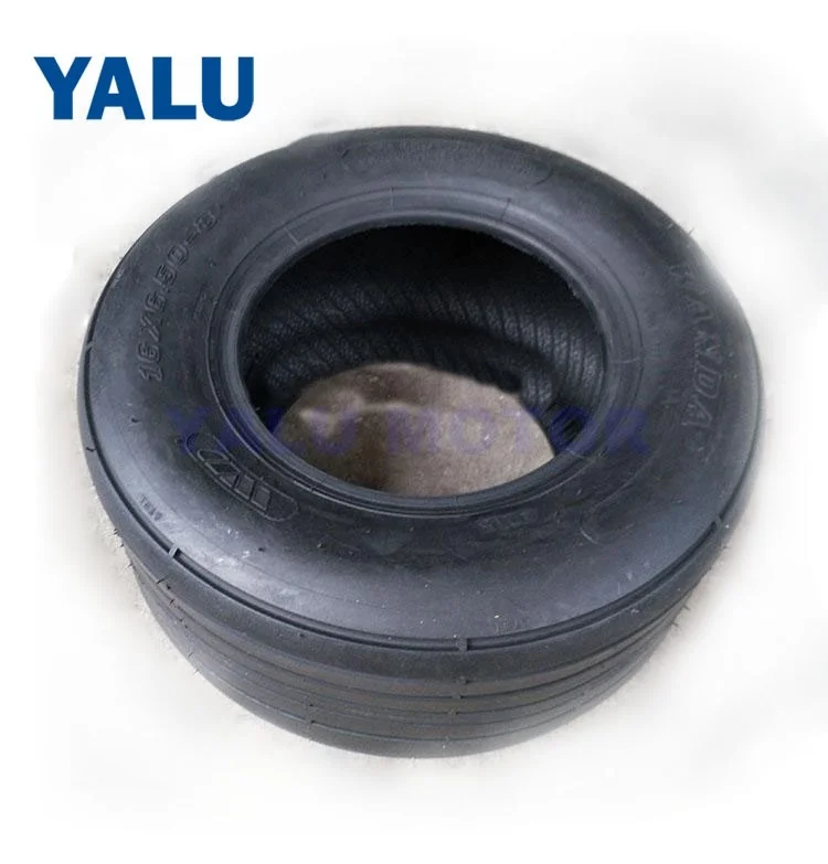 Modified beach bike lawn widened tires 16x6.5-8 inch striped straight pattern lawn mower hob lawn mower