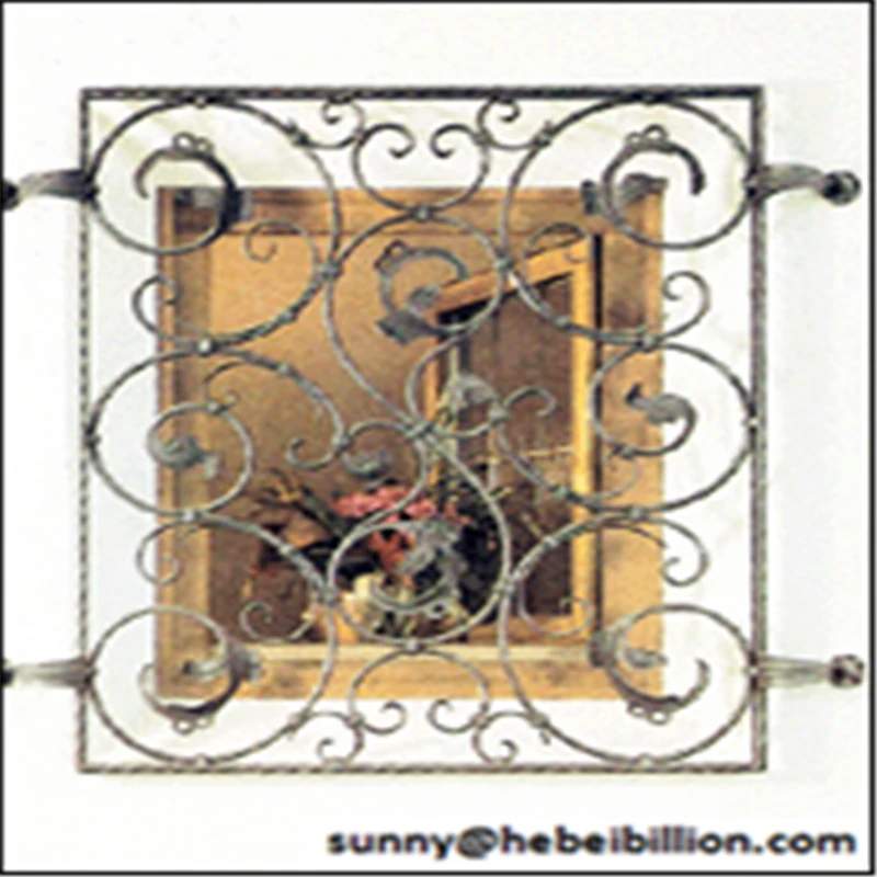 wrought iron window