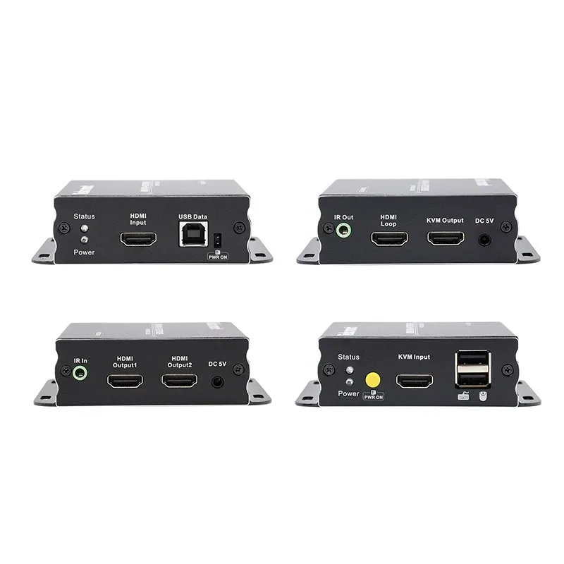 TESmart HDMI/KVM/HDMI Audio Video Fiber optical extender 4K KVM Extender