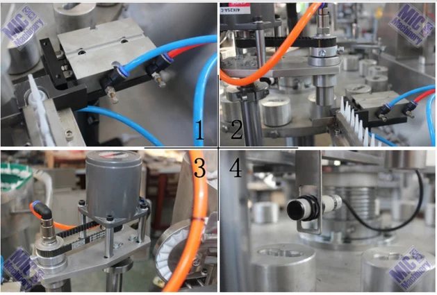 Semi-automatic AB White Cyanoacrylate Capping Liquid small 502 Adhesive Super Glue Filling Machine