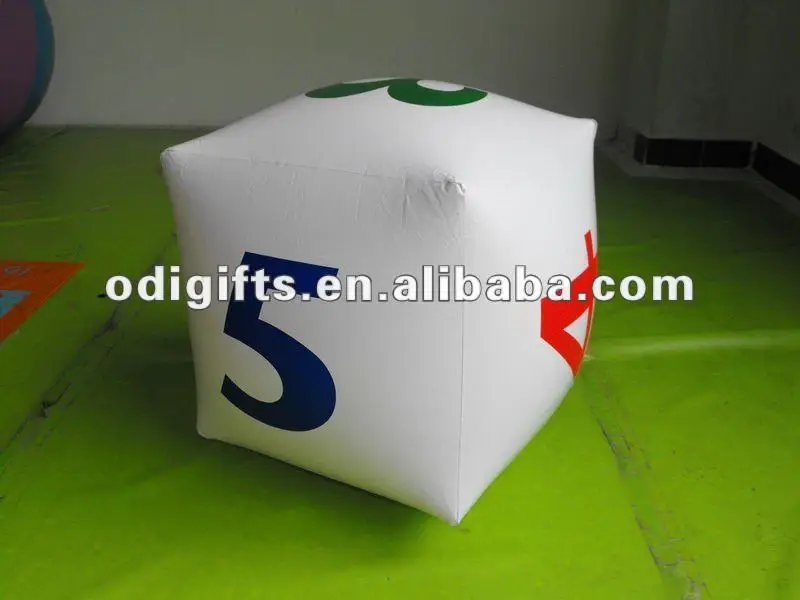 
inflatable blocks game PVC air block inflate dice inflation cube 