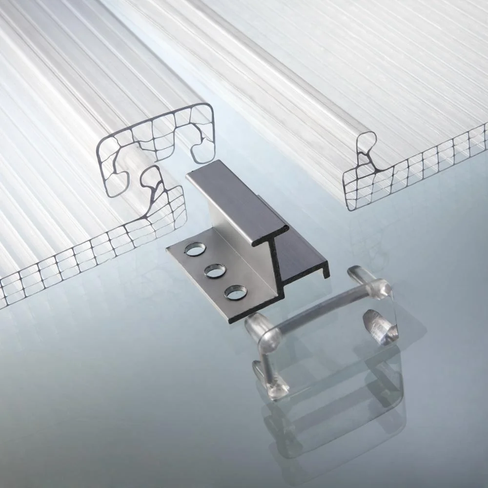 U lock polycarbonate sheet laminas de policarbonato alveolar polycarbonate roofing sheet