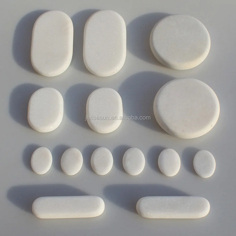 
14pcs SPA Natural Jade cold Massage Stone kit Jade Hot Massage Therapy Energy relaxa 