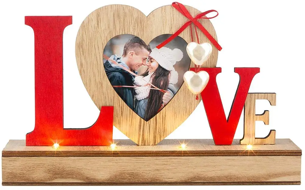 
Love Picture 3.1 x 3.1 Wedding Frame Perfect Bridal Gift Anniversary Bride Shower Engagement Couples Gifts 