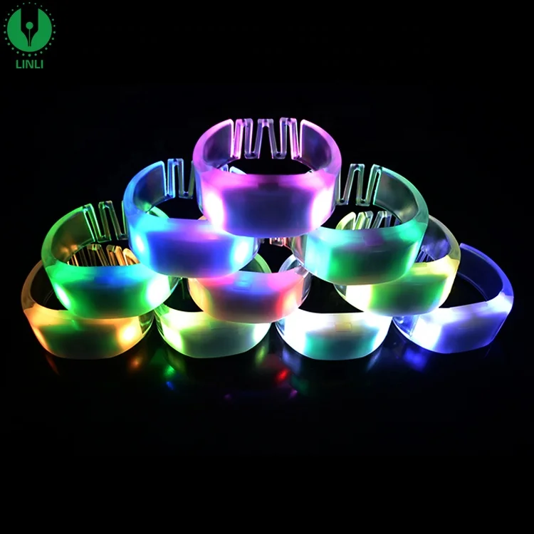 NEW FUNCTION Product Remote Controlled Led Bracelet Concert Radio Controlled Led Wristband