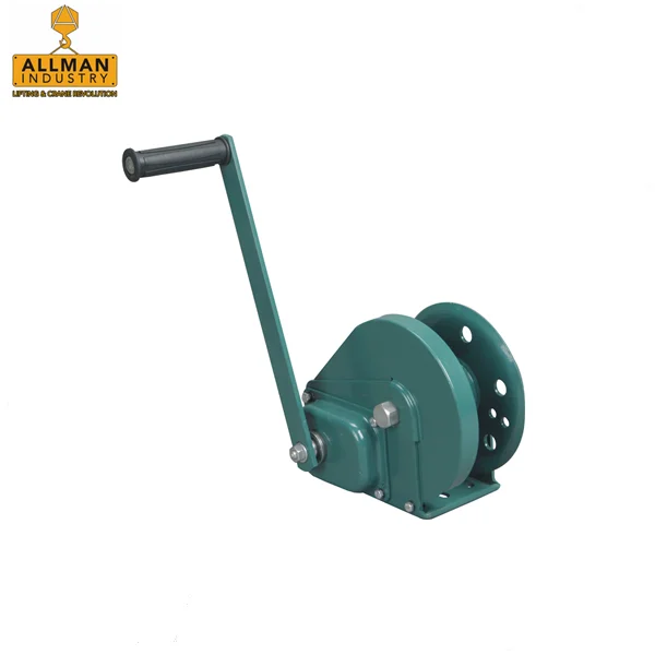 ALLMAN 2600lbs with 10m wire rope pulling manual boat anchor winch