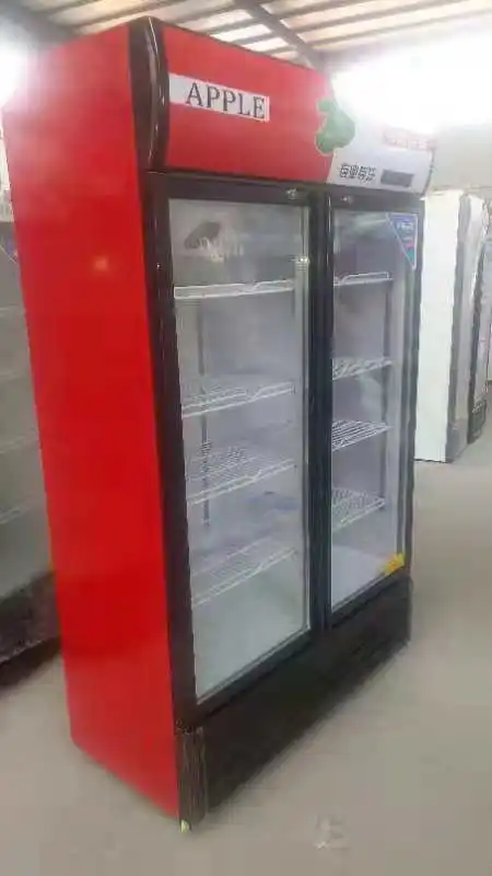 Удаленный маленький холодильник с двойной дверцей для мясника Морепродуктов Охладитель