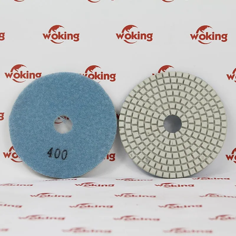angle grinder diamond adhesive wet polishing pads for glass polishing