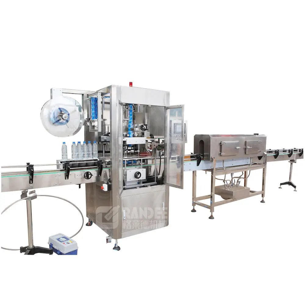 Automatic labeler sleeve shrink applicator machine labeling machine with heat tunnel
