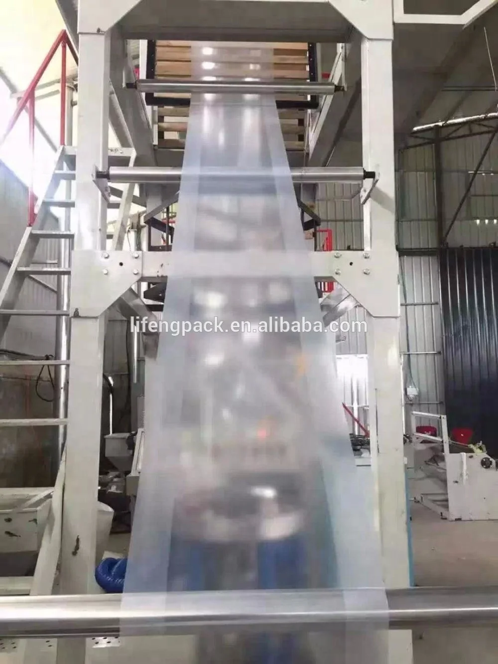 
LIFENG SJ-YT2600 Biodegradable HDPE LDPE PE Plastic Film Blowing Printing Connect Line Making Machine Price 