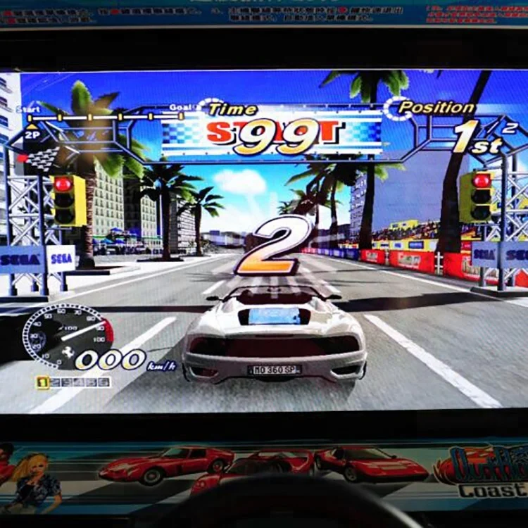 32-дюймовый гоночный Аркадный Игровой Автомат симулятор гоночная игра город Крытый игровой консоли