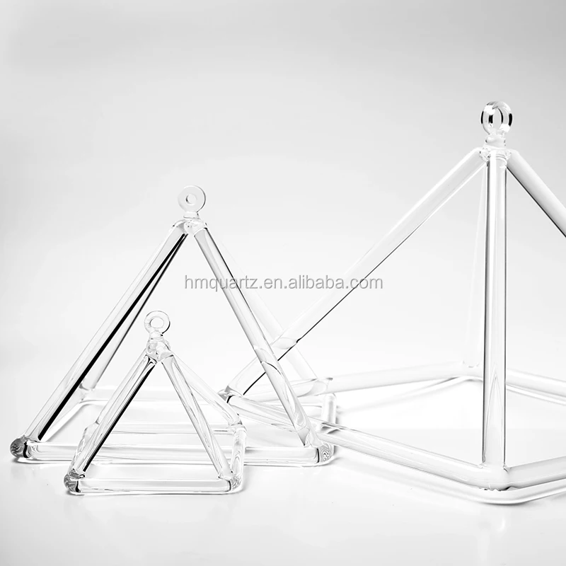Quartz Pyramid meditation healing ,glass toning pyramid