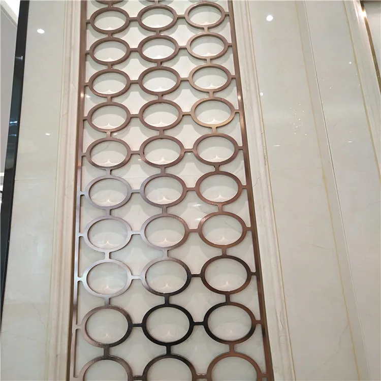 metal screen painting  Aluminum Perforated  Panels For Hotels Villa Lobby Interior Decorative room divider