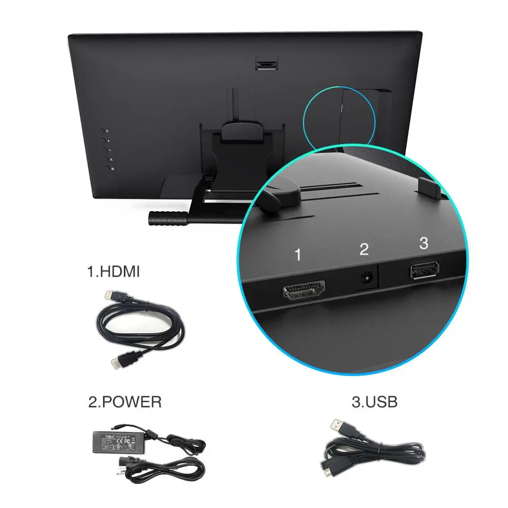 Планшетный монитор с ручкой и экраном 15,6 дюйма