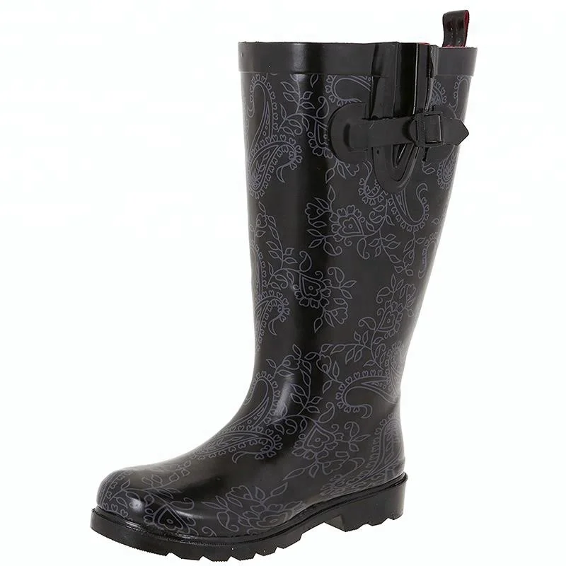 
Printed rubber rainboots , Rubber wellies , rubber boots from end manufacturer 