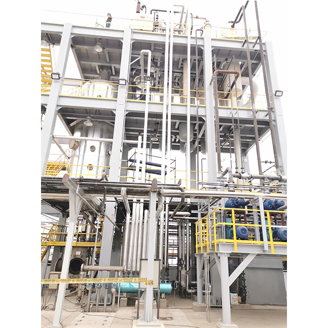 
Good quality continuous waste plastic/tyre pyrolysis oil plant used cooking oil making biodiesel equipment 