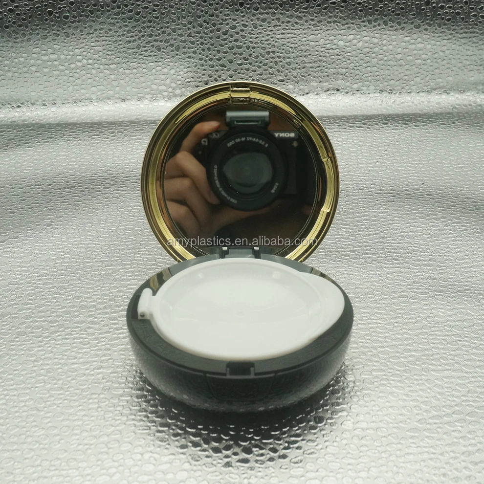 Black Air Cushion BB&CC Cream Container Empty Makeup Compact