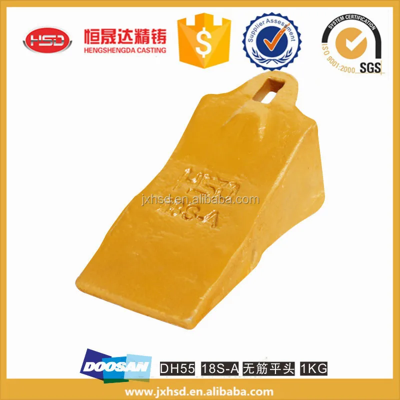 2713-9051 bucket teeth -china Daewoo part spare part 18S  for excavator DH55