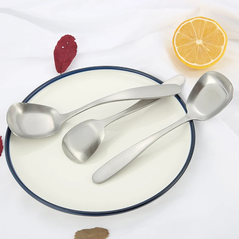304 Stainless Steel Korean Flat Spoon Rice Scoop