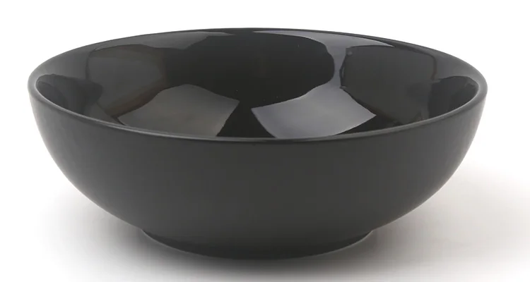 Wholesale 3PCS Black Color Chaozhou Manufacture Ceramic Porcelain Dinnerware Set