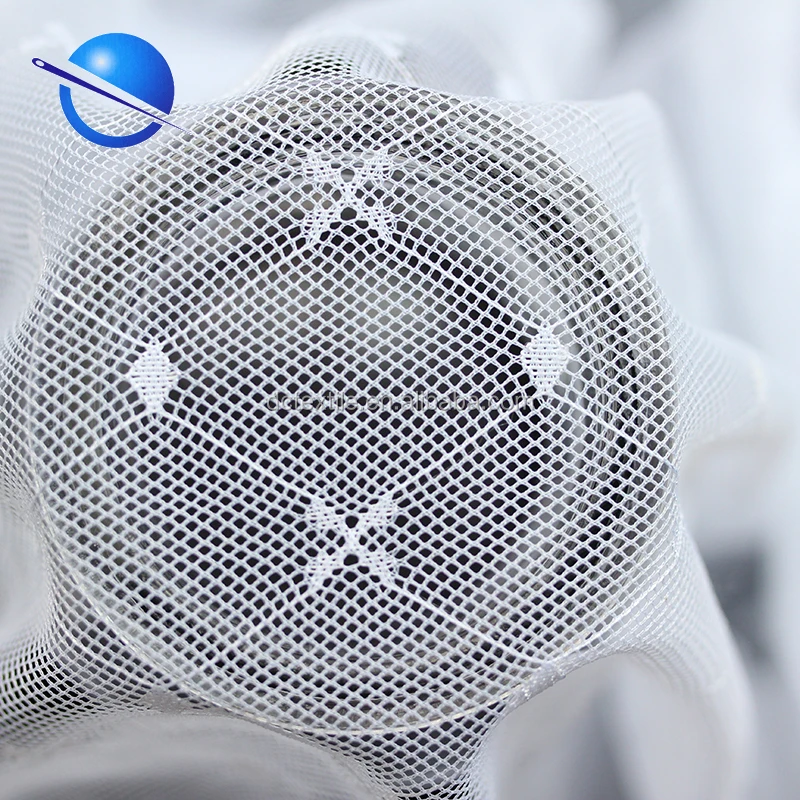 100 polyester mesh fabric mosquito net fabric for wedding dress
