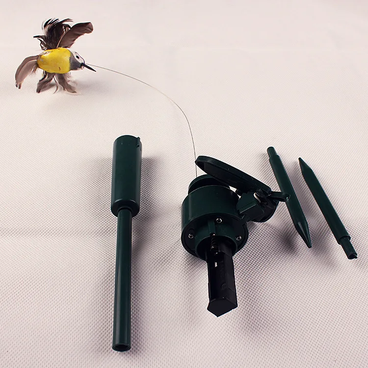 creative movable garden solar energy hummingbird Garden ornament