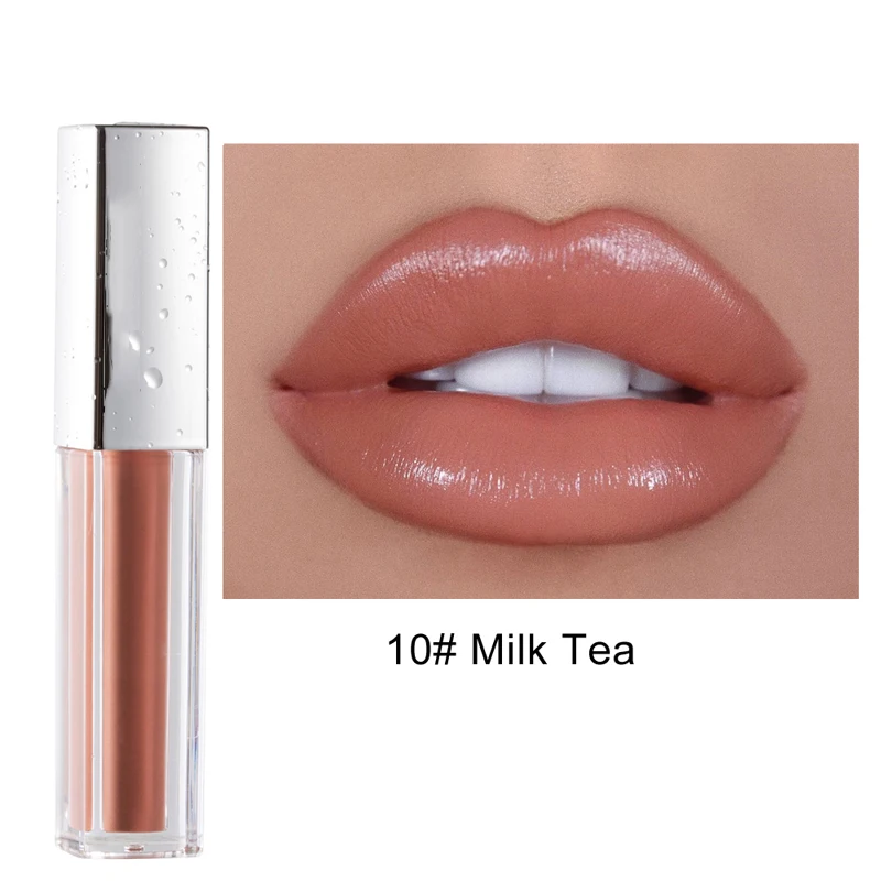 
OEM private label Mousse Texture Lip Gloss Velvet Wholesale glitter lipgloss ice cream lip gloss halal lipstick matte 