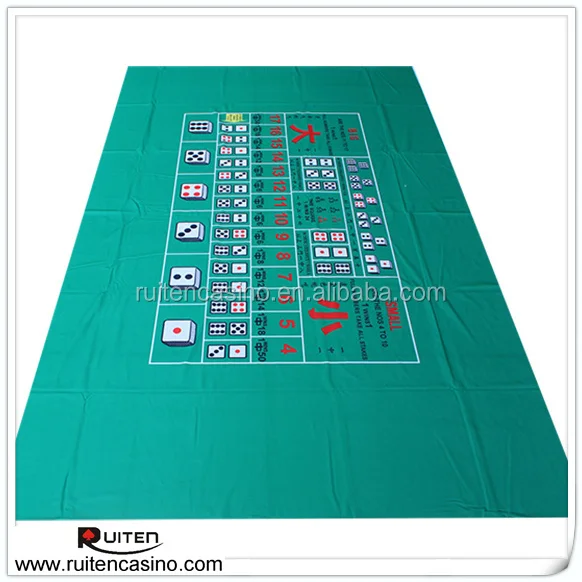 Customize Waterproof and Non-Flammable Craps Table Sic Bo Layout