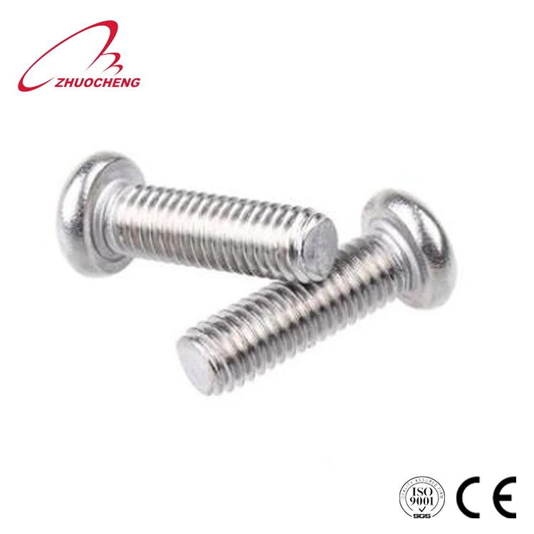 DIN85 Stainless Steel Cross Recessed Pan Head Screw with ISO certification