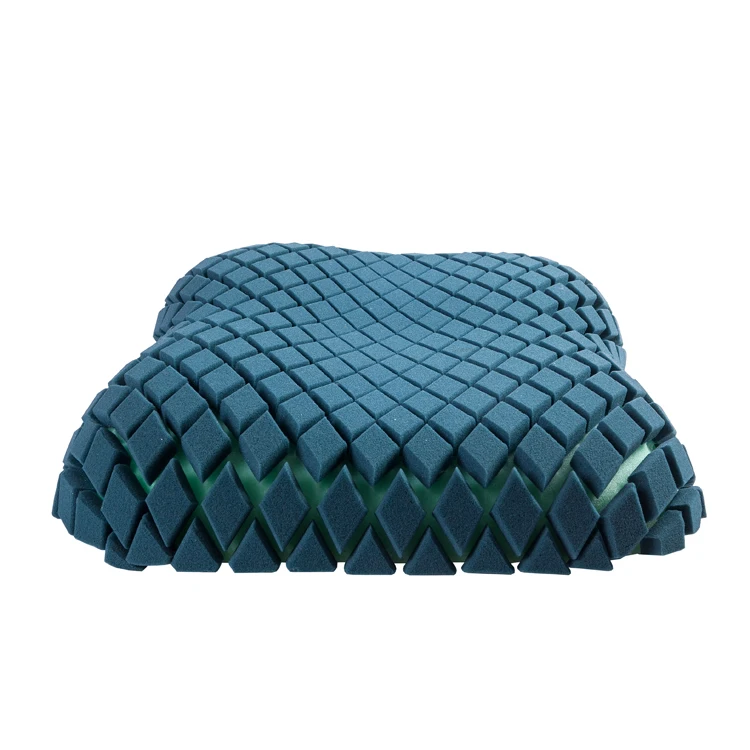 New design memory foam contoured cervical orthopedic pillow
