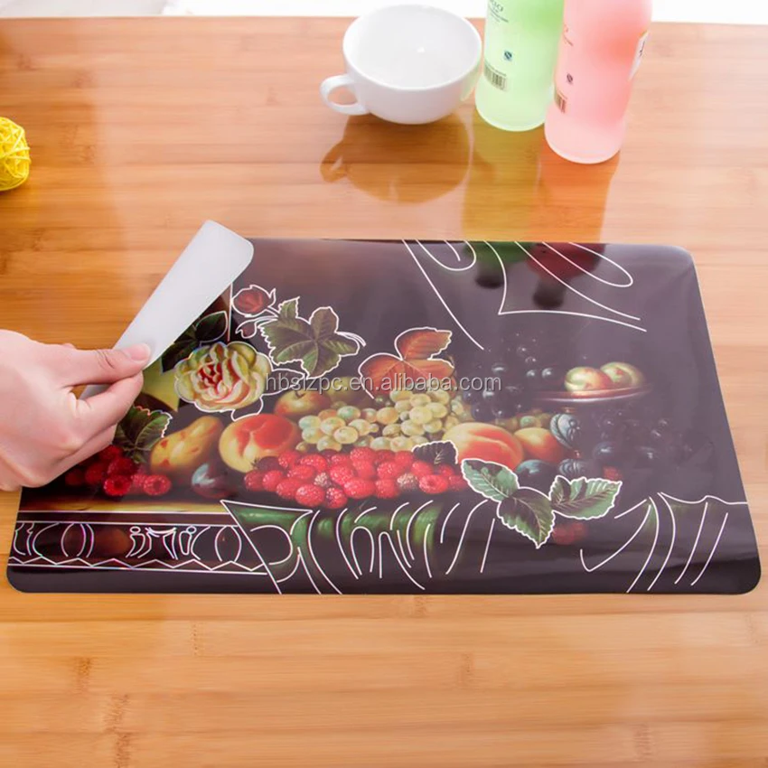 table mats China supplier pp laser 2016 New technology laser non-woven fabric place mat