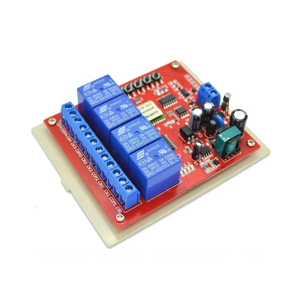 Taidacent 433MHz mobile APP remote control relay board wifi light switch 220v 4ch wireless
