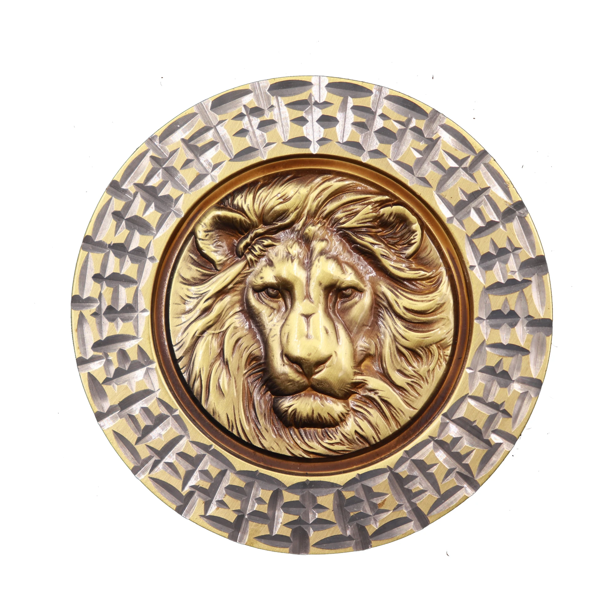 Factory Direct Sale High Quality Custom Personalized Gold Painted Lions 3d Metal Coin