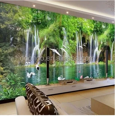 
factory ODM 3d printing landscape home decoration wall hanging 
