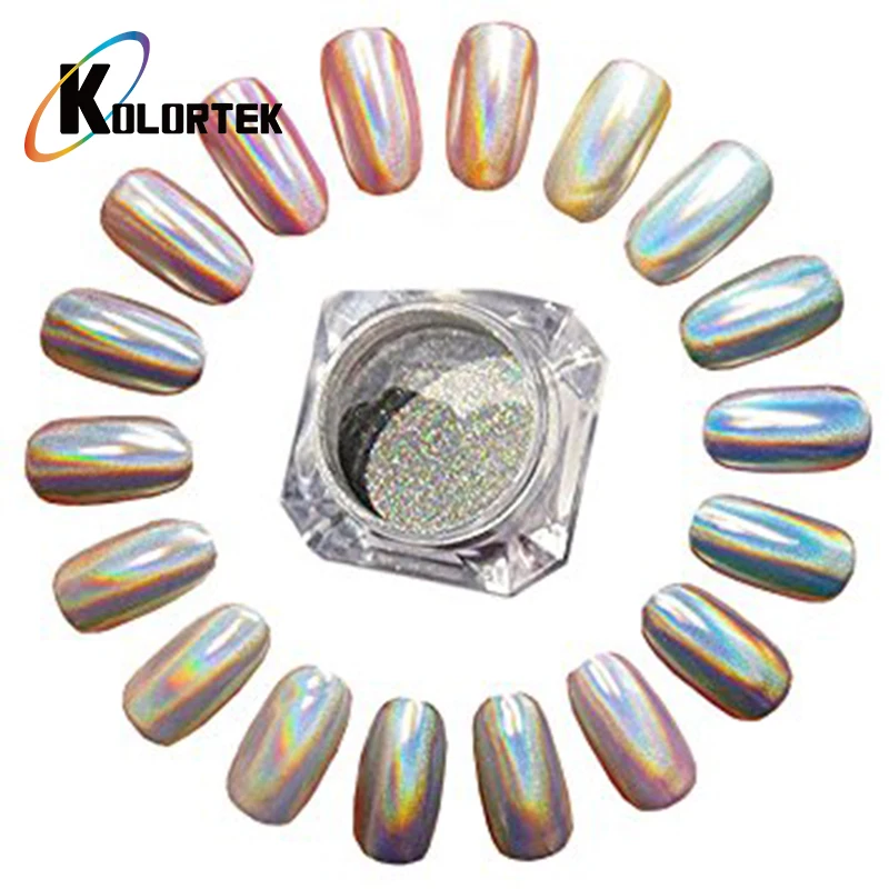 High Quality Nail Art 3d Hologram Holographic Nail Powder