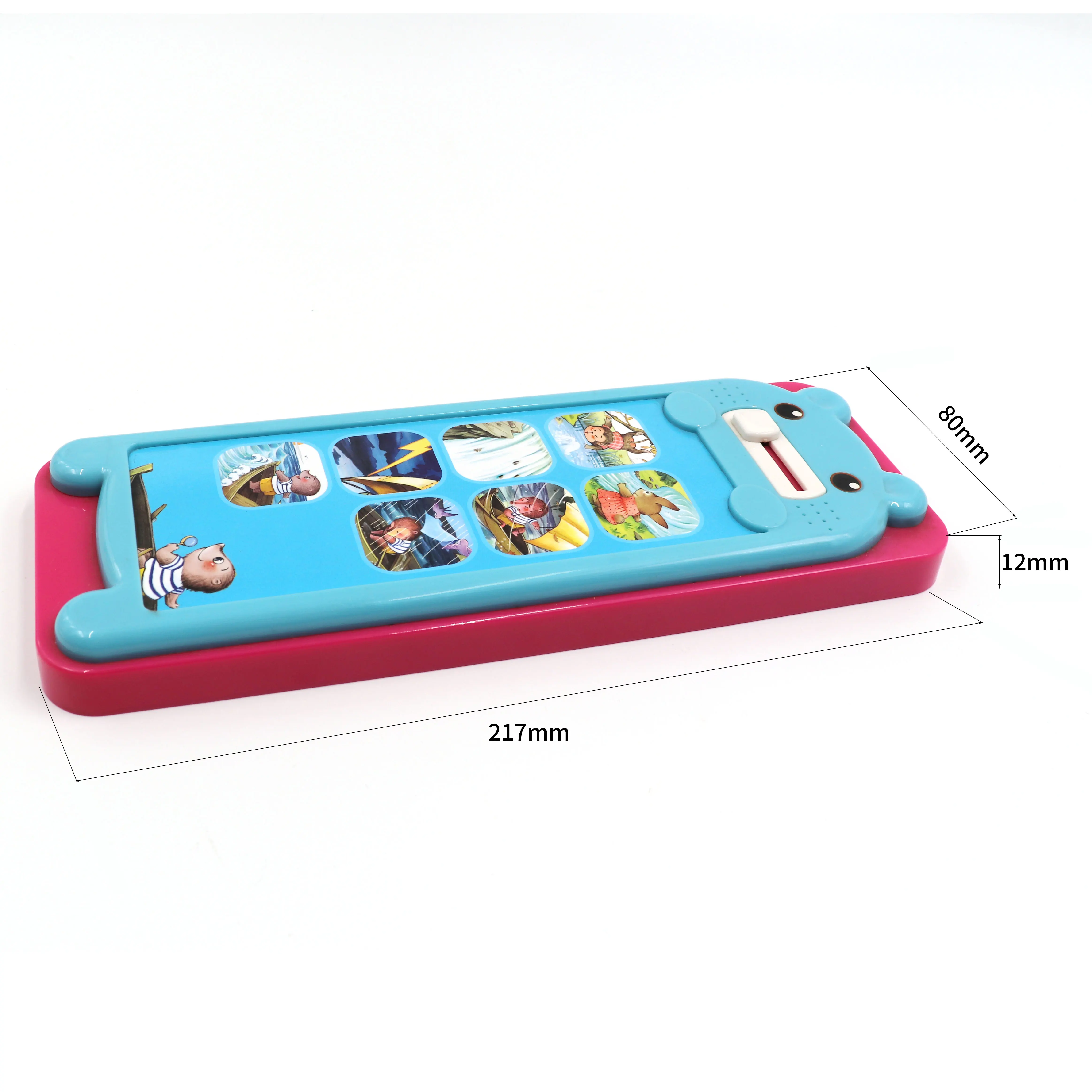 ABC learning press button sound book learning machine story book