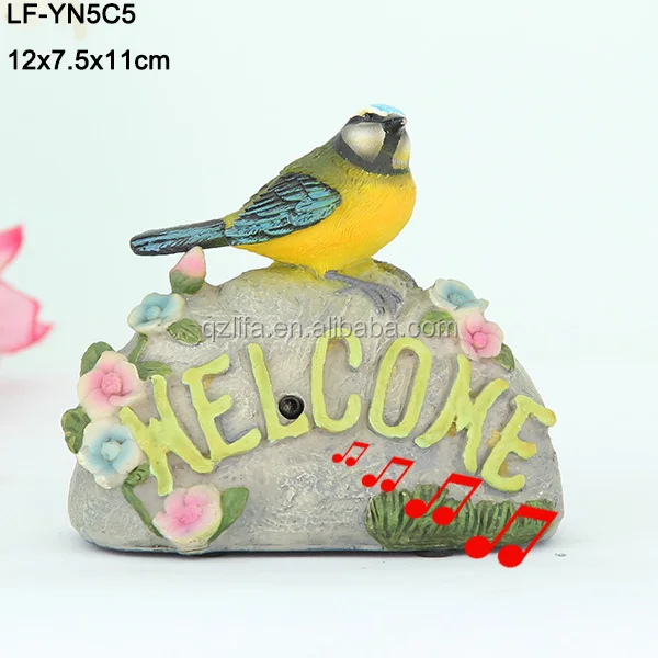garden ornament birds decorative motion sensor resin sculpture birds from Quanzhou Lifa,polyresin crafts bird garden figures