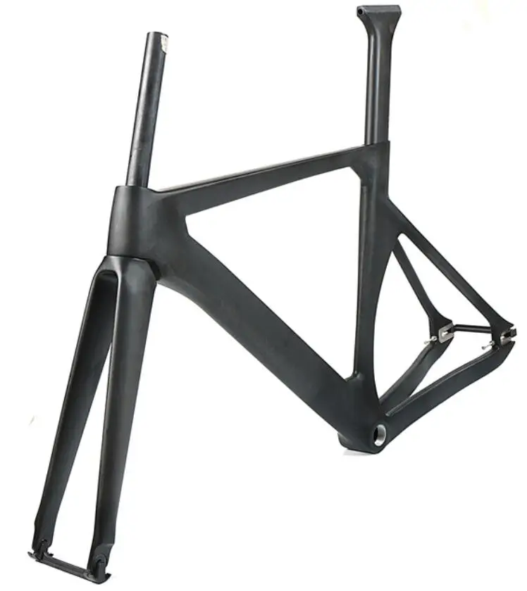 
carbon fiber track bike frame, single speed fixed gear carbon bicycle frameset 