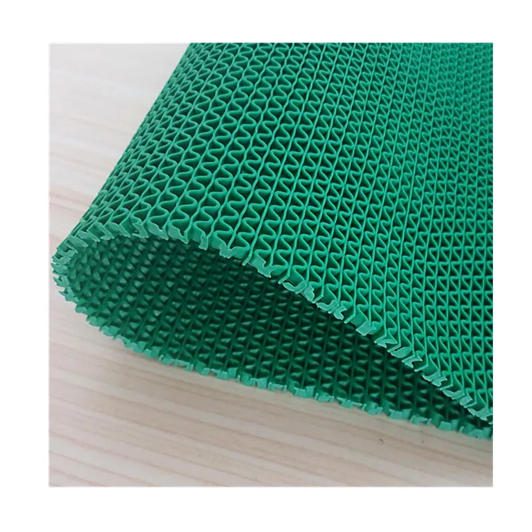 Hollow out water-proof durable PVC S design rubber mesh Mat