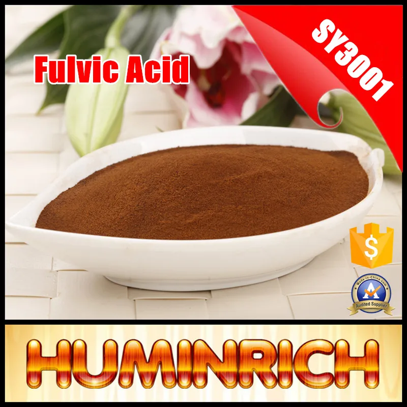 HuminRich Buy Soluble 60% 95% Humic Fulvic Acid Powder Concentrate Organic Dap Fertilizer Prices