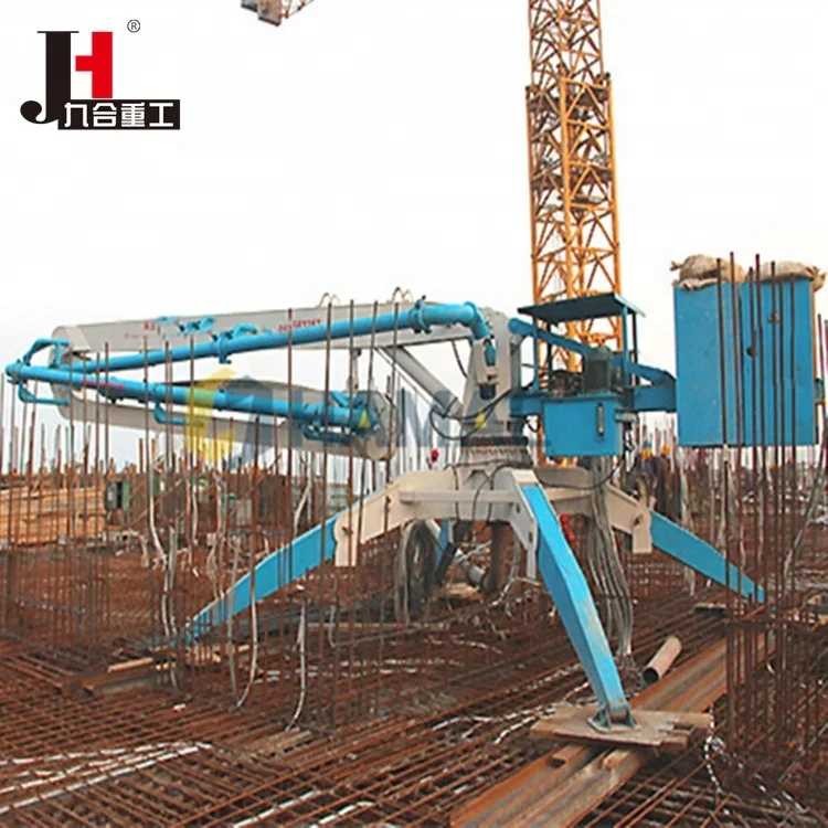 
HOT! 13m 15m 17m 18m Mobile Hydraulic Concrete Placing Boom , Spider concrete Placing Boom concrete distributor in Vietnam 