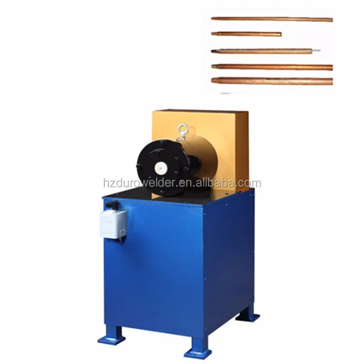 Condenser tube end closing machine aluminum copper pipe tube swaging shrinking necking end forming machine.