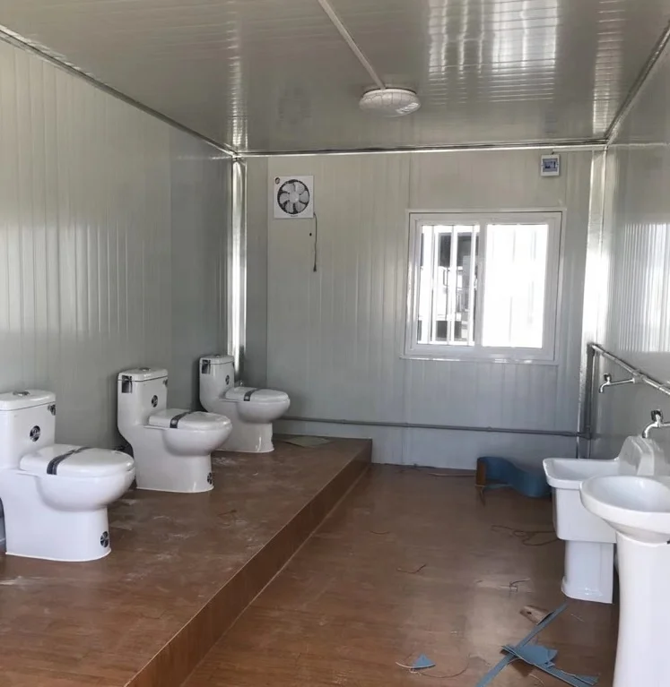 EPS sandwich panel wall mobile restroom container house portable toilet