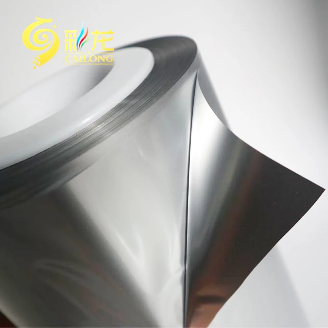 
PET double side metallized film & metallized polyester film can be achieved by the thickness of aluminum layer 