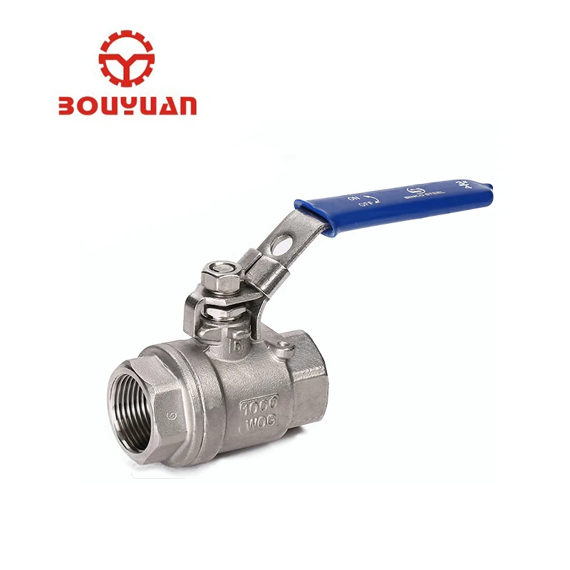 
High pressure male female ball valve Stainless steel 304 NPT thread ball valve with lock 