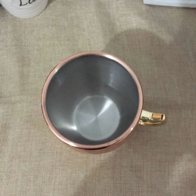 400ml Moscow Mule Mug Candle Hammered Copper cup ,barrel candle holder ,stainless steel copper plated candle jar