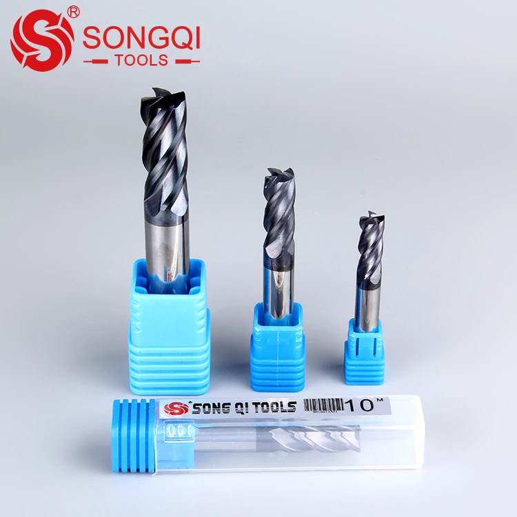 SONGQI Solide Carbide End Mill Tool ,End Mill Bit For Stainless Steel