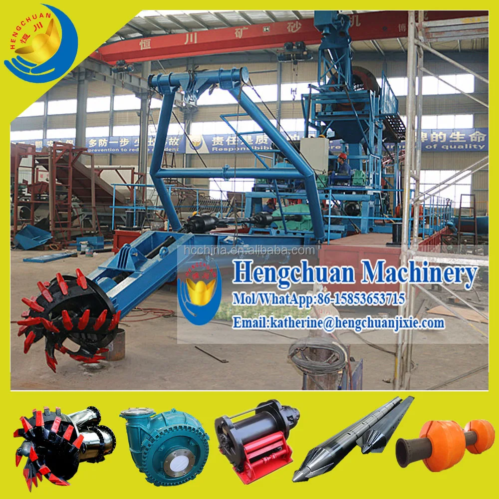 High Efficient China Cutter Head Diamond Mining Dredge for Sale