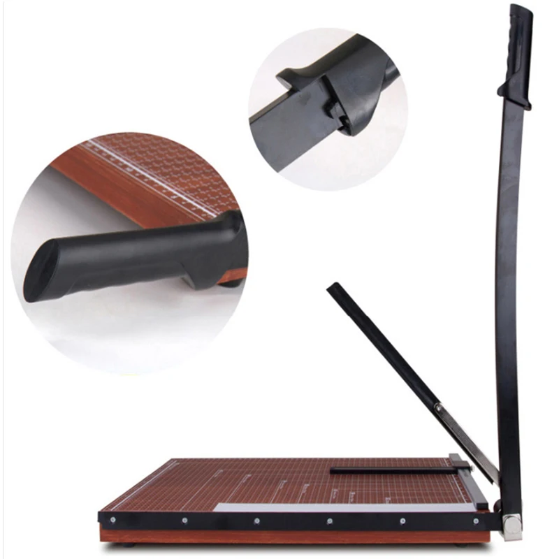 Top quality steel manual metal guillotine paper cuter trimmer sheet PVC iron aluminum copper metal sheet cutter