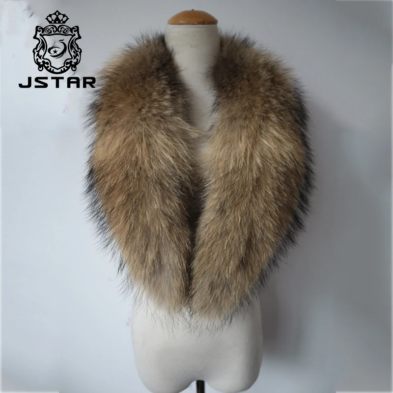 Роскошный классический базовый стильный меховой воротник шарф из натурального енота однотонные шали из натурального меха Зимние Теплые Шарфы
